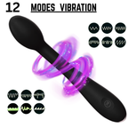 Vibrator Powerful Plug Prostate Massager with Multi-Speed Vibration for P-Spot Stimulation. Adult Sex Toy for Men, Women and Couples, Enlargement Sex Toy