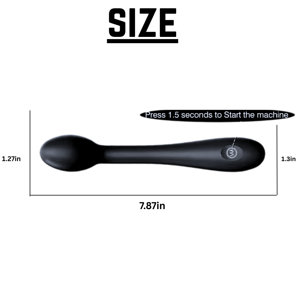 Vibrator Powerful Plug Prostate Massager with Multi-Speed Vibration for P-Spot Stimulation. Adult Sex Toy for Men, Women and Couples, Enlargement Sex Toy
